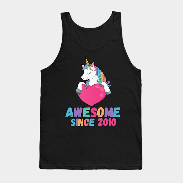 Awesome Since 2010, Unicorn 2010 Tank Top by ahmad211